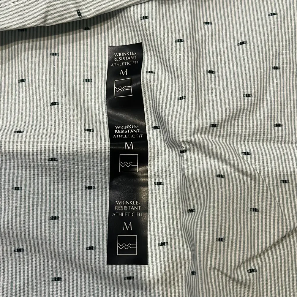 BANANA REPUBLIC Men's Athletic-Fit Dress Shirt Size M